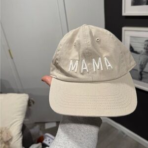 Beige 'MAMA' Women's Cap